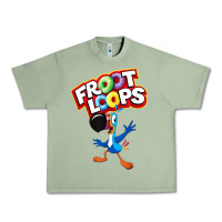 Oil Green froot loops toucan sam Urban Heavy Tee - artisFamous