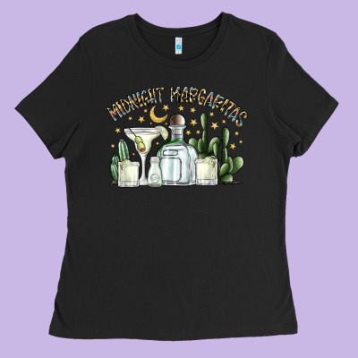 Midnight Margaritas Ladies Tee Designed By Sublimationcraftshop