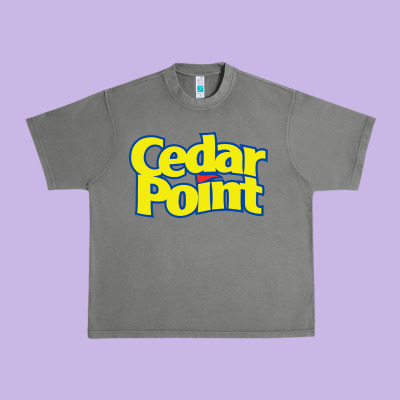 Cedar Point Urban Heavy Tee Designed By Artisfamous