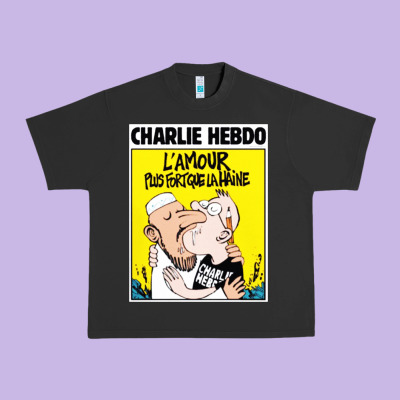 Charlie Hebdo Urban Heavy Tee Designed By Artisfamous