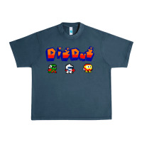 Midnight Navy dig dug Urban Heavy Tee - artisFamous