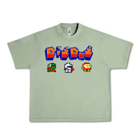 Oil Green dig dug Urban Heavy Tee - artisFamous