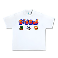 White dig dug Urban Heavy Tee - artisFamous
