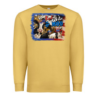Antique Gold Red White Moo Heifers Premium Sweatshirt - RanaPortraitStore