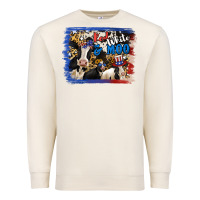 Sandshell Red White Moo Heifers Premium Sweatshirt - RanaPortraitStore