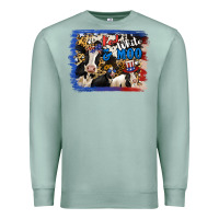 Seafoam Red White Moo Heifers Premium Sweatshirt - RanaPortraitStore