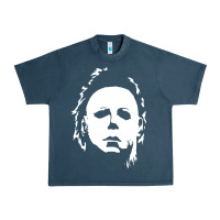 Midnight Navy halloween horror myers Urban Heavy Tee - artisFamous