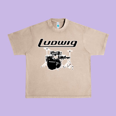 Ludwig Drum Urban Heavy Tee Designed By Artisfamous