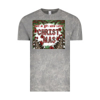 Cloud Rock just a girl who loves christmas Vintage Tee - CowhideDigitalArt