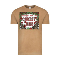 Vintage Camel just a girl who loves christmas Vintage Tee - CowhideDigitalArt