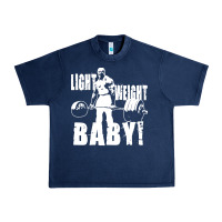 Navy American bodybuilder Urban Heavy Tee - artisFamous
