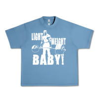 Pebble Blue American bodybuilder Urban Heavy Tee - artisFamous