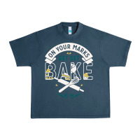 Midnight Navy on your marks get set bake Urban Heavy Tee - artisFamous