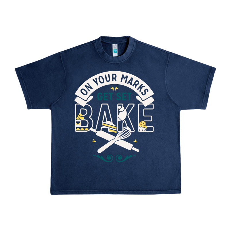 On Your Marks Get Set Bake Urban Heavy Tee by artisFamous | Teevron