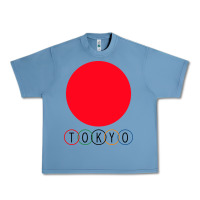 Pebble Blue Japan Flag Olympics Urban Heavy Tee - artisFamous