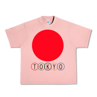 Salmon Japan Flag Olympics Urban Heavy Tee - artisFamous