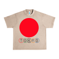 French Oak Japan Flag Olympics Urban Heavy Tee - artisFamous