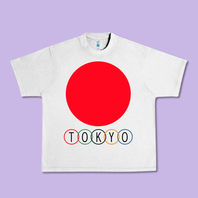 Japan Flag Olympics Urban Heavy Tee Designed By Artisfamous