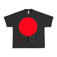 Pigment Black Japan Flag Olympics Urban Heavy Tee - artisFamous