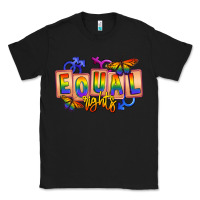 Black Equal rights Classic Tee - FaDigitalArtStudio