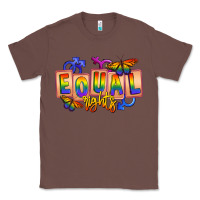 Chestnut Equal rights Classic Tee - FaDigitalArtStudio