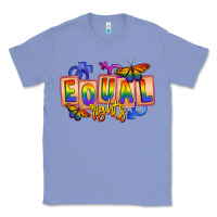 Colony Blue Equal rights Classic Tee - FaDigitalArtStudio