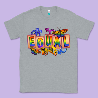 Equal Rights Classic Tee Designed By Fadigitalartstudio