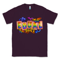 Plum Equal rights Classic Tee - FaDigitalArtStudio