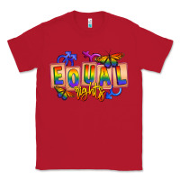 Red Equal rights Classic Tee - FaDigitalArtStudio