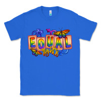 True Royal Equal rights Classic Tee - FaDigitalArtStudio
