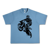 Pebble Blue motocross dirt bike design got dirt Urban Heavy Tee - artisFamous