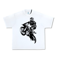 White motocross dirt bike design got dirt Urban Heavy Tee - artisFamous