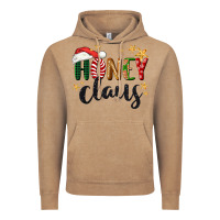 Vintage Coffee honey claus christmas Vintage Hoodie - BarkalooDesign