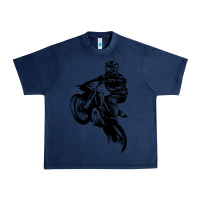Navy motocross dirt bike design got dirt Urban Heavy Tee - artisFamous