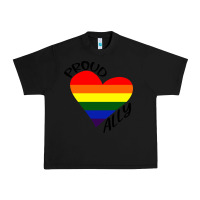Black proud ally lgbt heart gay pride month Urban Heavy Tee - artisFamous