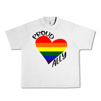 Lunar Rock proud ally lgbt heart gay pride month Urban Heavy Tee - artisFamous