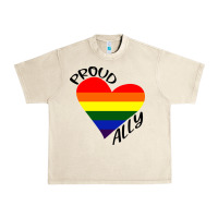 Sandshell proud ally lgbt heart gay pride month Urban Heavy Tee - artisFamous