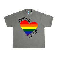 Tornado proud ally lgbt heart gay pride month Urban Heavy Tee - artisFamous