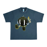 Midnight Navy self destruction Urban Heavy Tee - artisFamous