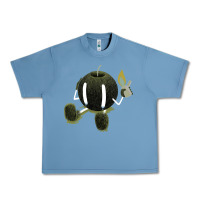 Pebble Blue self destruction Urban Heavy Tee - artisFamous
