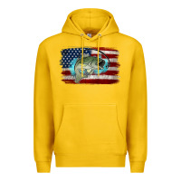 Lemon American Flag Fish Premium Hoodie - Jasminsmagicworld