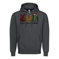Smoke peace love christmas Zipper Hoodie - RanaPortraitStore