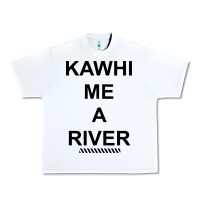 White Kawhi River Funny Urban Heavy Tee - artisFamous