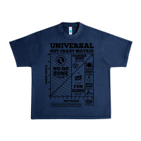 Navy hot crazy matrix matrix Urban Heavy Tee - artisFamous