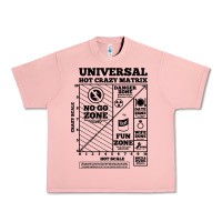 Salmon hot crazy matrix matrix Urban Heavy Tee - artisFamous