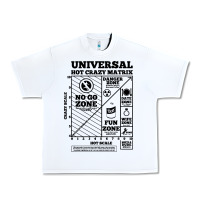 White hot crazy matrix matrix Urban Heavy Tee - artisFamous