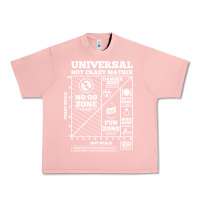 Salmon hot crazy matrix matrix Urban Heavy Tee - artisFamous