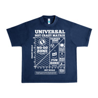 Navy hot crazy matrix matrix Urban Heavy Tee - artisFamous
