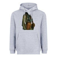 Heather Grey english pointer airforce Heavyweight Hoodie - RanaPortraitStore