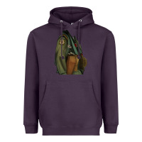 Plum english pointer airforce Heavyweight Hoodie - RanaPortraitStore